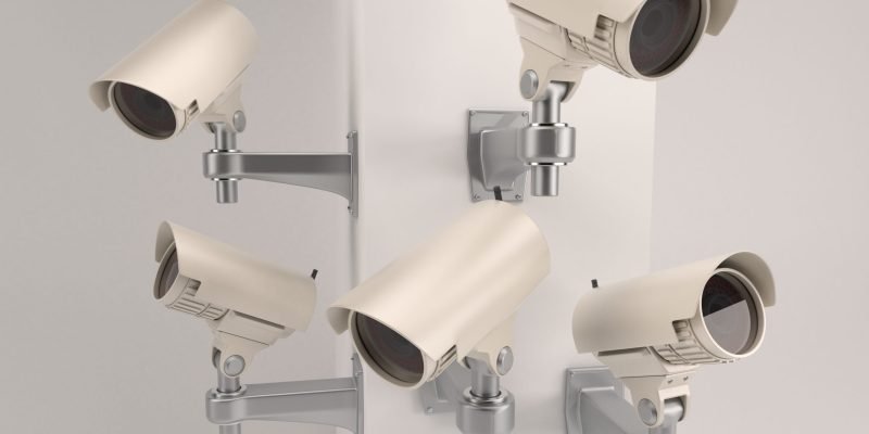 3D Render of CCTV Security Camera